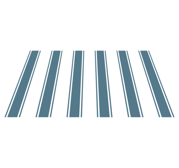 Hedendaags patroon vinyl tapijt strepen - TenStickers