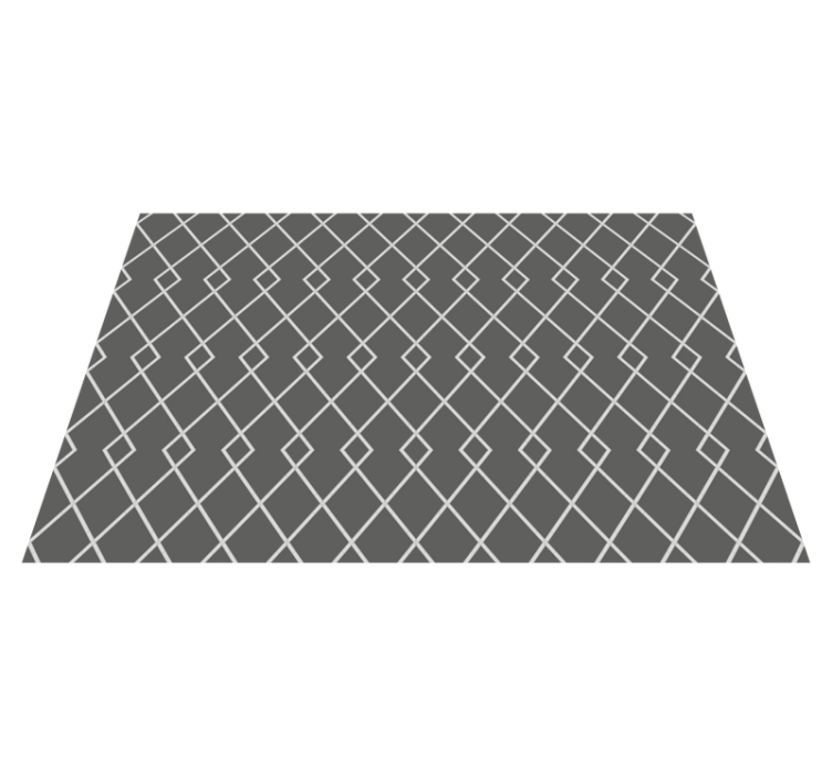 Elegante diamantarrangement vinyl tapijt geometrisch - TenStickers