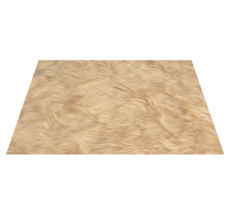 Ontwerp met woleffect vinyl tapijt eetkamer - TenStickers