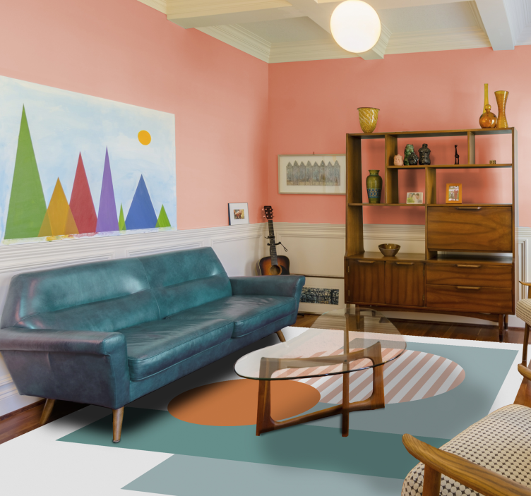 Tapis kleuren vinyl vloertapijt - TenStickers