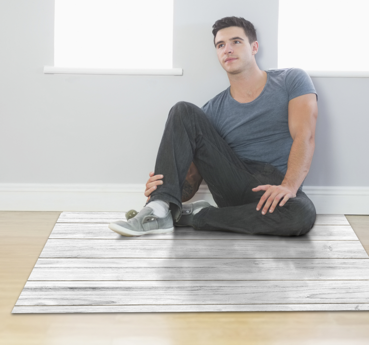 Gesimuleerd hout vinyl tapijt houtstructuur - TenStickers