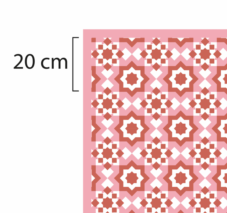 Mozaïek tegelontwerp vinyl tapijt tegels - TenStickers