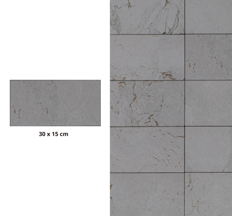 Beton textuur vinyl tapijt - TenStickers