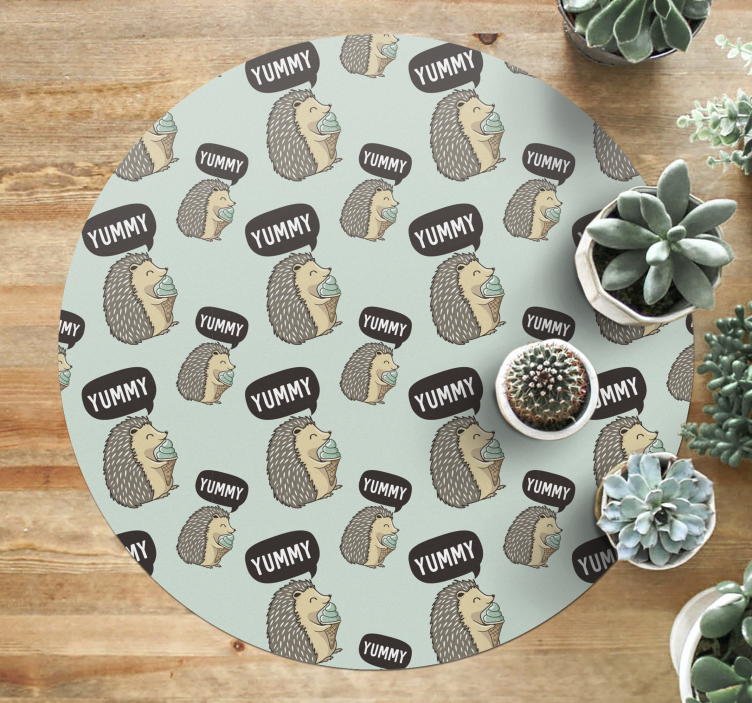 Egelplezier vinyl tapijt kind - TenStickers