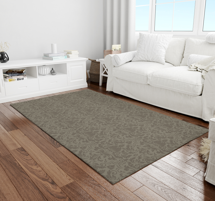 Elegant Barok Patroon vinyl tapijt antiek - TenStickers