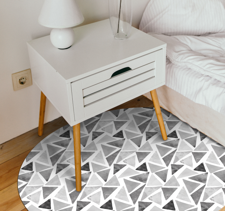 Geometrische marmertextuur vinyl tapijt geometrisch - TenStickers