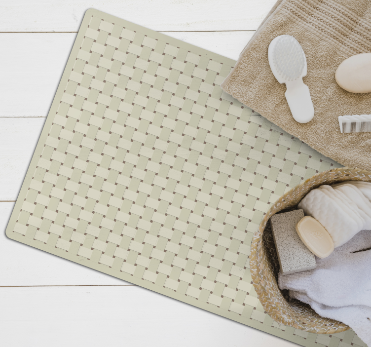 Geweven structuur vinyl tapijt textuur - TenStickers