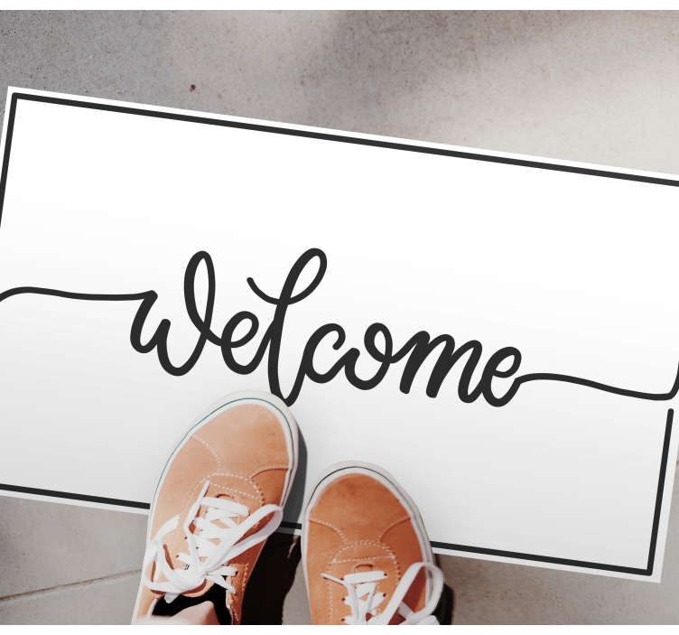 Elegante ontvangst Vinyl tapijt ontvangsthal - TenStickers