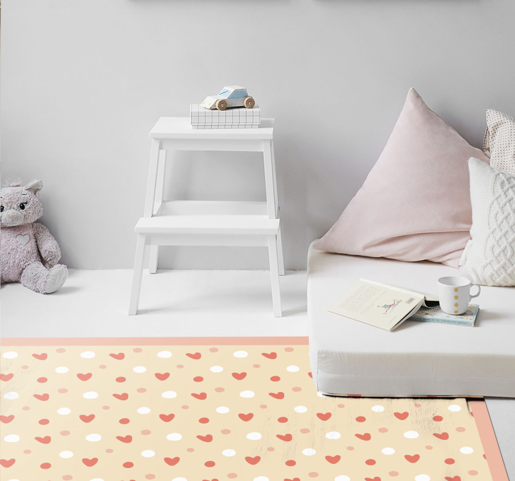 Hartpatroon decoratie vinyl tapijt baby - TenStickers