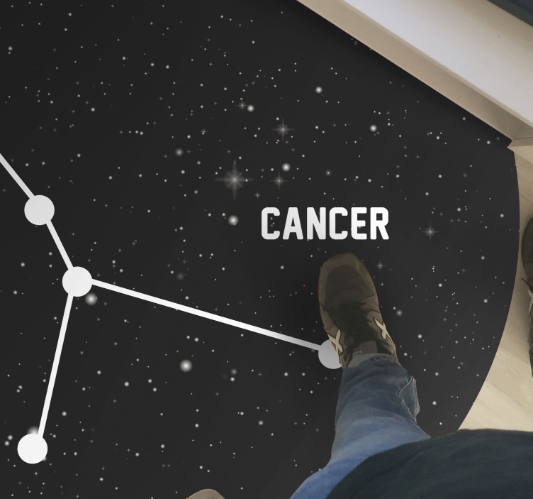 Hemels sterrenbeeld vinyl tapijt sterren - TenStickers