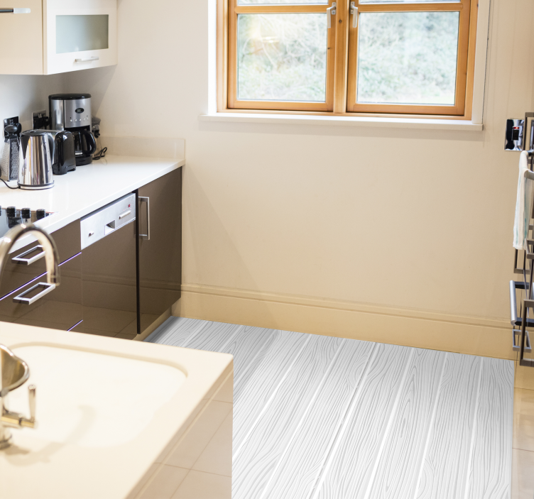 Houten gestructureerd oppervlak vinyl tapijt houtstructuur - TenStickers