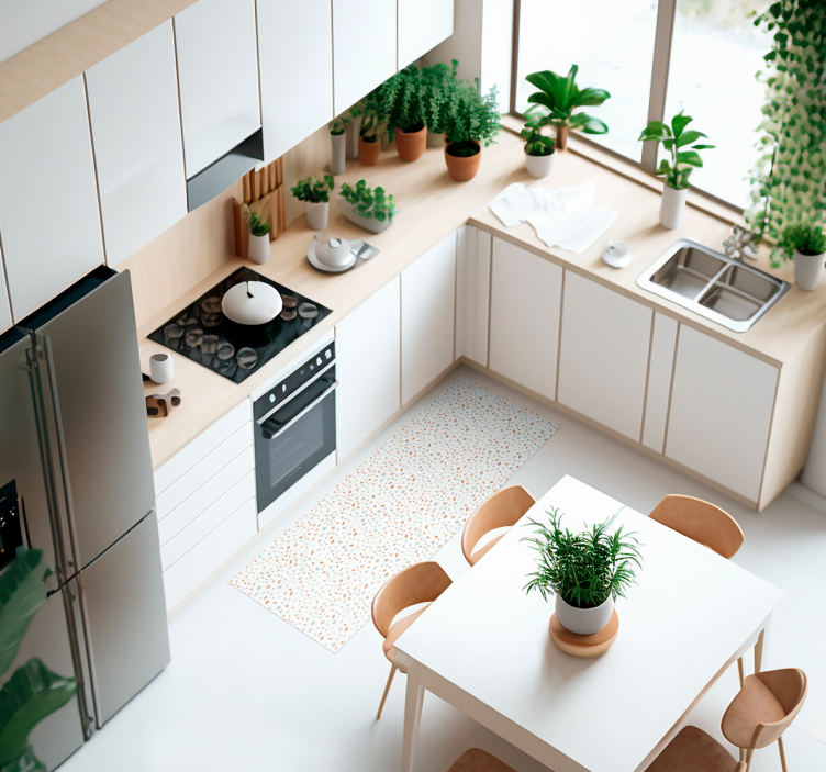 Hydraulische tegels vinyl tapijt Terrazo snoep - TenStickers