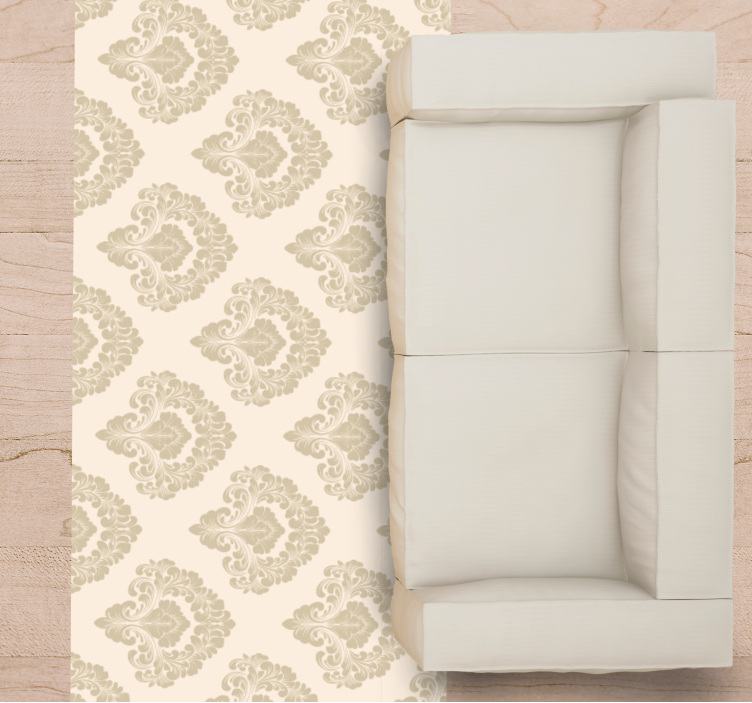 Klassiek sierlijk patroon vinyl tapijt modern - TenStickers