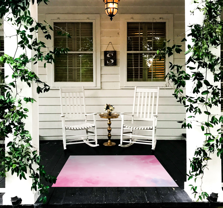 Kleurovergang aquarel vinyl tapijt textuur - TenStickers