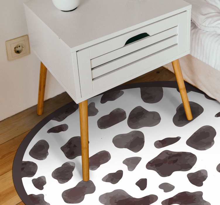 Koeienhuid stijl vinyl vloerkleed dierenprint - TenStickers