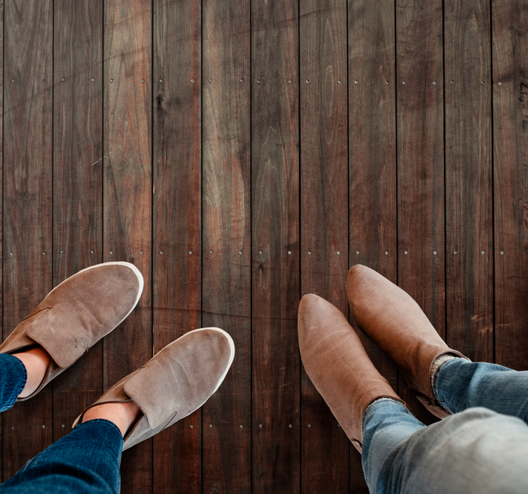 Luxe houten oppervlak vinyl tapijt houtstructuur - TenStickers