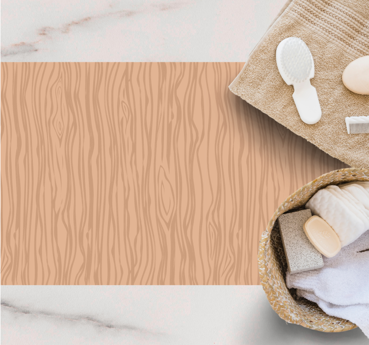 Natuurlijke textuur vinyl tapijt houtstructuur - TenStickers