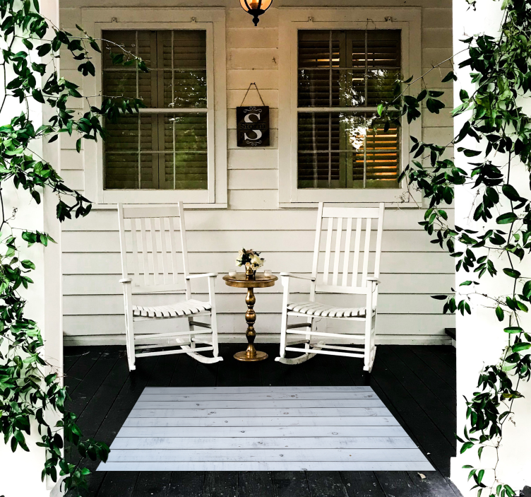 Rustiek houten vinyl tapijt houtstructuur - TenStickers