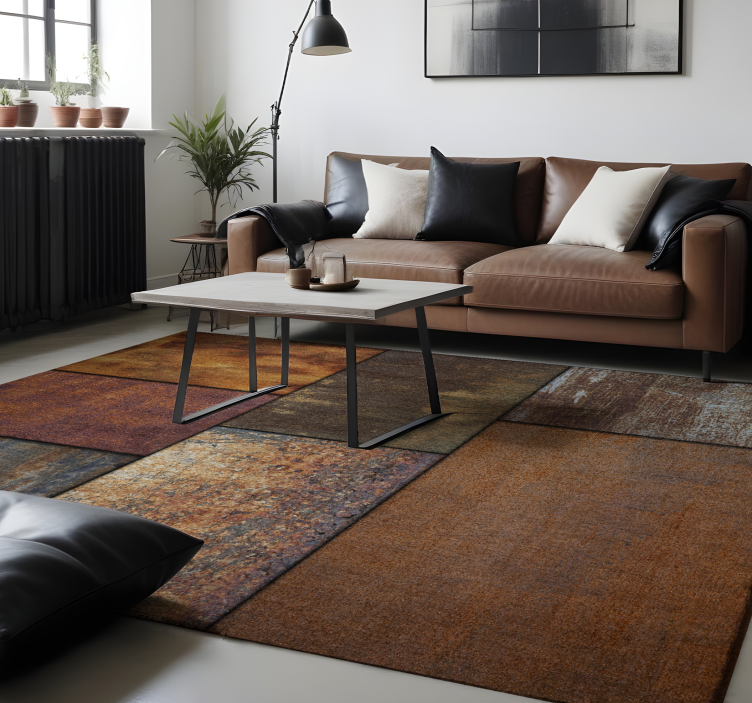 Rustieke stenen elegantie vinyl tapijt stenenstructuur - TenStickers