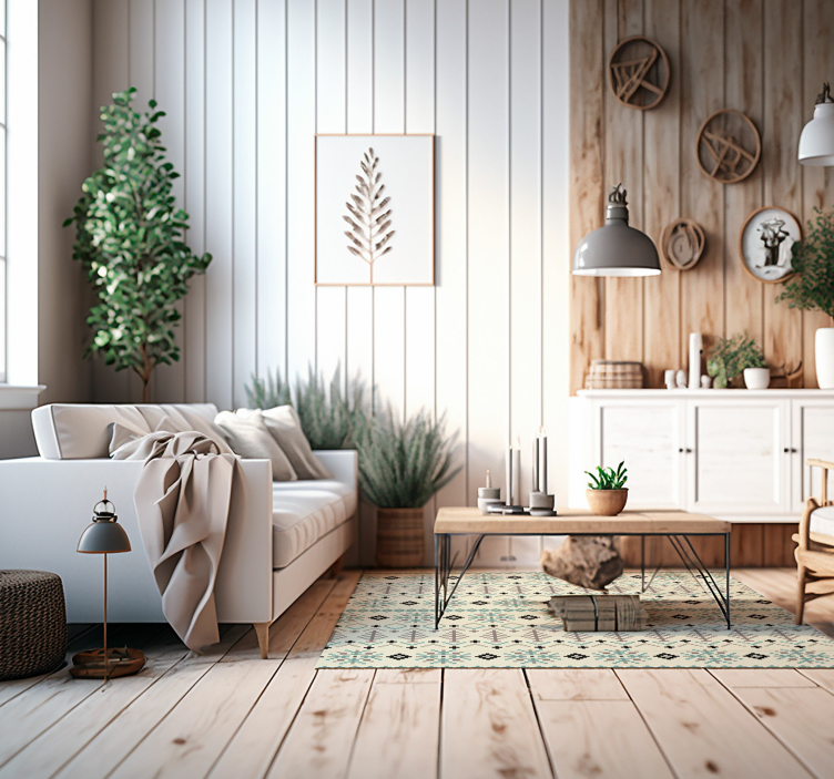 Scandinavische stijl vinyl tapijt Scandinavisch - TenStickers