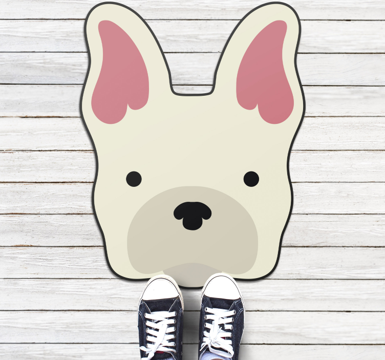 Schattig hondendecor dieren vinyl tapijt - TenStickers