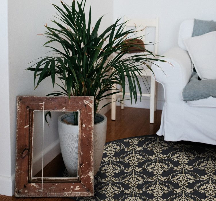 Sierlijke patroonoverlay vinyl tapijt antiek - TenStickers