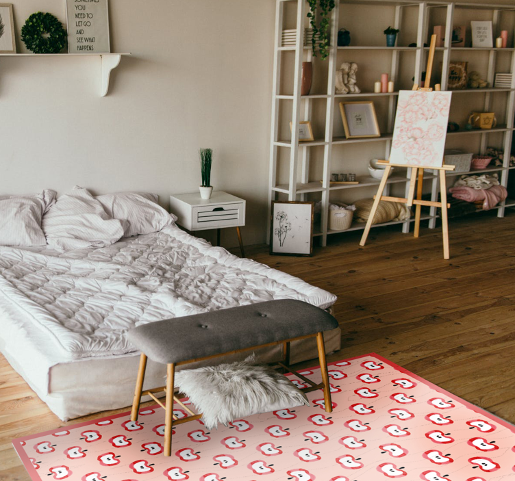 Speelse kinderkamermotieven vinyl tapijt meer kinderen - TenStickers