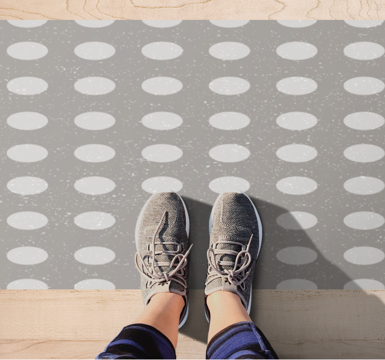 Stippenpatroon vinyl tapijt strepen - TenStickers