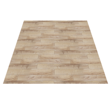 Beige parketvloer vinyl tapijt houtstructuur - TenStickers