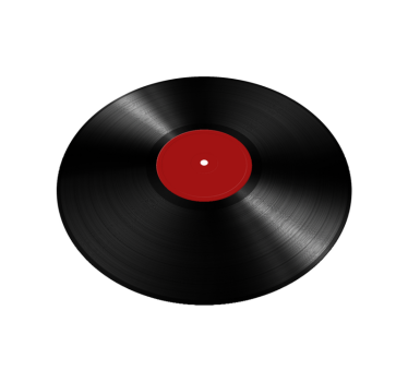 Gigantische vinylplaat vinyl tapijt eetkamer - TenStickers