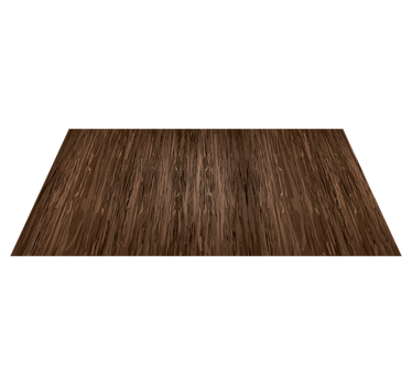 Vinyl tapijt eetkamer donker houten effect - TenStickers