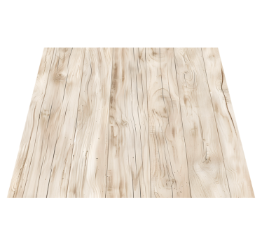 Vinyl tapijt eetkamer licht hout voor tafel - TenStickers