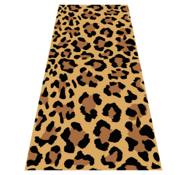 Vinyl vloerkleed dierenprint panterprint - TenStickers