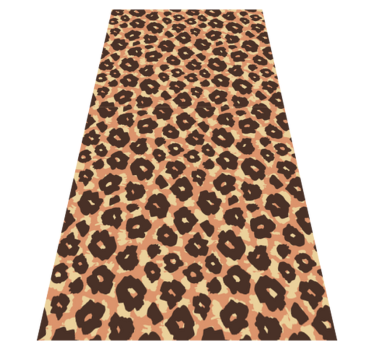 Vinyl vloerkleed dierenprint fluweelachtige leopardimitatie - TenStickers