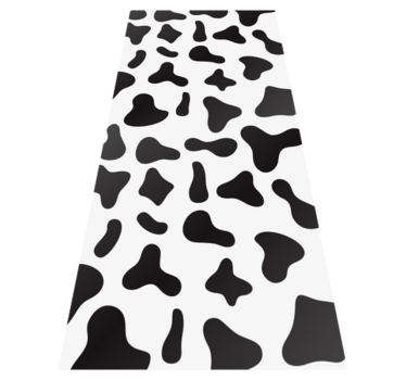 Vinyl vloerkleed dierenprint koeienprint - TenStickers