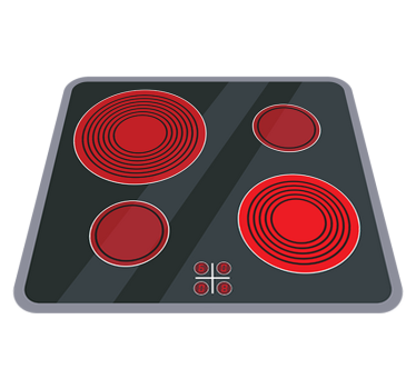 Vinyl tapijt kind voor keuken keramisch koken - TenStickers