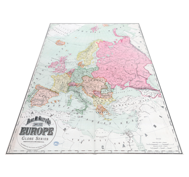 Vinyl tapijt wereldkaart europa kaart 1900 - TenStickers