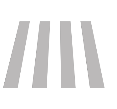 Vinyl tapijt kantoor grijs en witte strepen - TenStickers