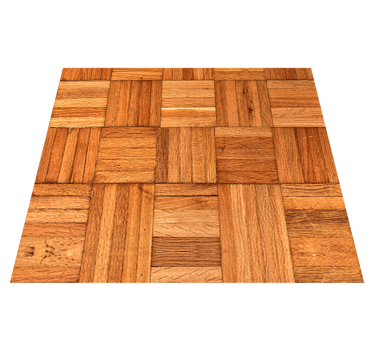 Vinyl tapijt kantoor beschermd door de houten weave - TenStickers