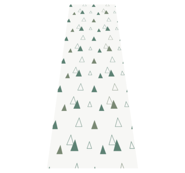 Vinyl tapijt kantoor triangles natuurlijke kleuren - TenStickers