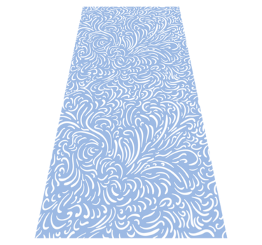 Vinyl tapijt kantoor frozen patroon - TenStickers
