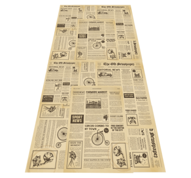 Vinyl tapijt kantoor vintage amerikaanse krant - TenStickers