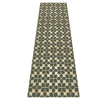 Vinyl tapijt kantoor luxueuze gouden patronen - TenStickers