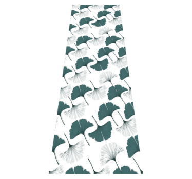 Vinyl tapijt kantoor ginkgo bladeren naadloos patroon - TenStickers