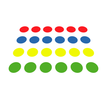 Twister spel vinyl tapijt - TenStickers