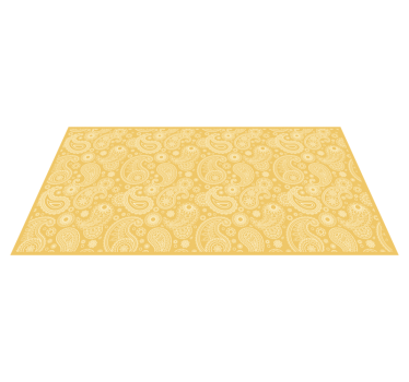 Paisley-complexiteit vinyl tapijt textuur - TenStickers