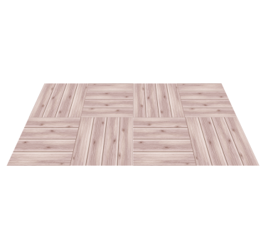 Simulatie van houten planken vinyl tapijt houtstructuur - TenStickers