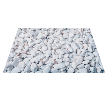 Kiezelsteen illusie vinyl tapijt textuur - TenStickers