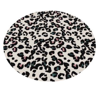 Luipaardvlekkenpatroon vinyl vloerkleed dierenprint - TenStickers