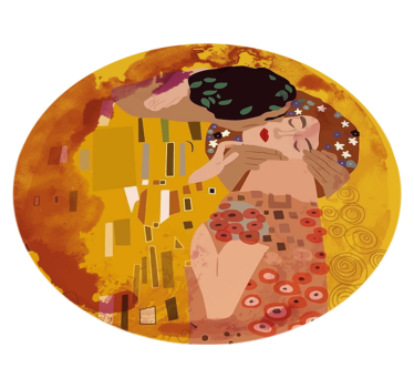 Abstracte wereld omhelzing vinyl tapijt wereldkaart - TenStickers